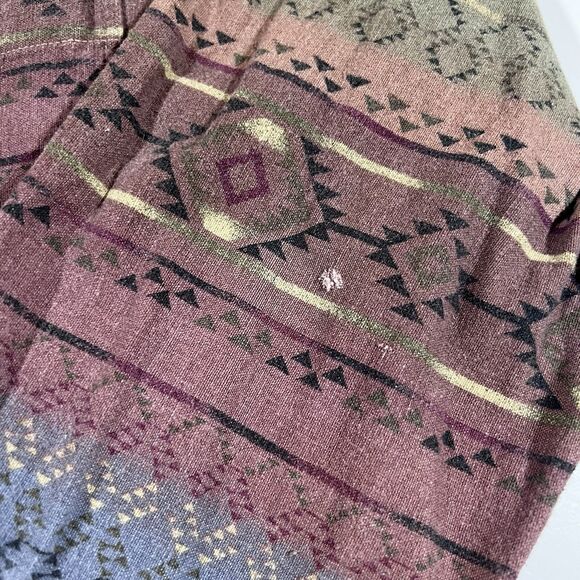 Cabela's Deerskin Soft Chamois Aztec Long Sleeve Button Up Shirt Men's XL - Picture 4 of 11